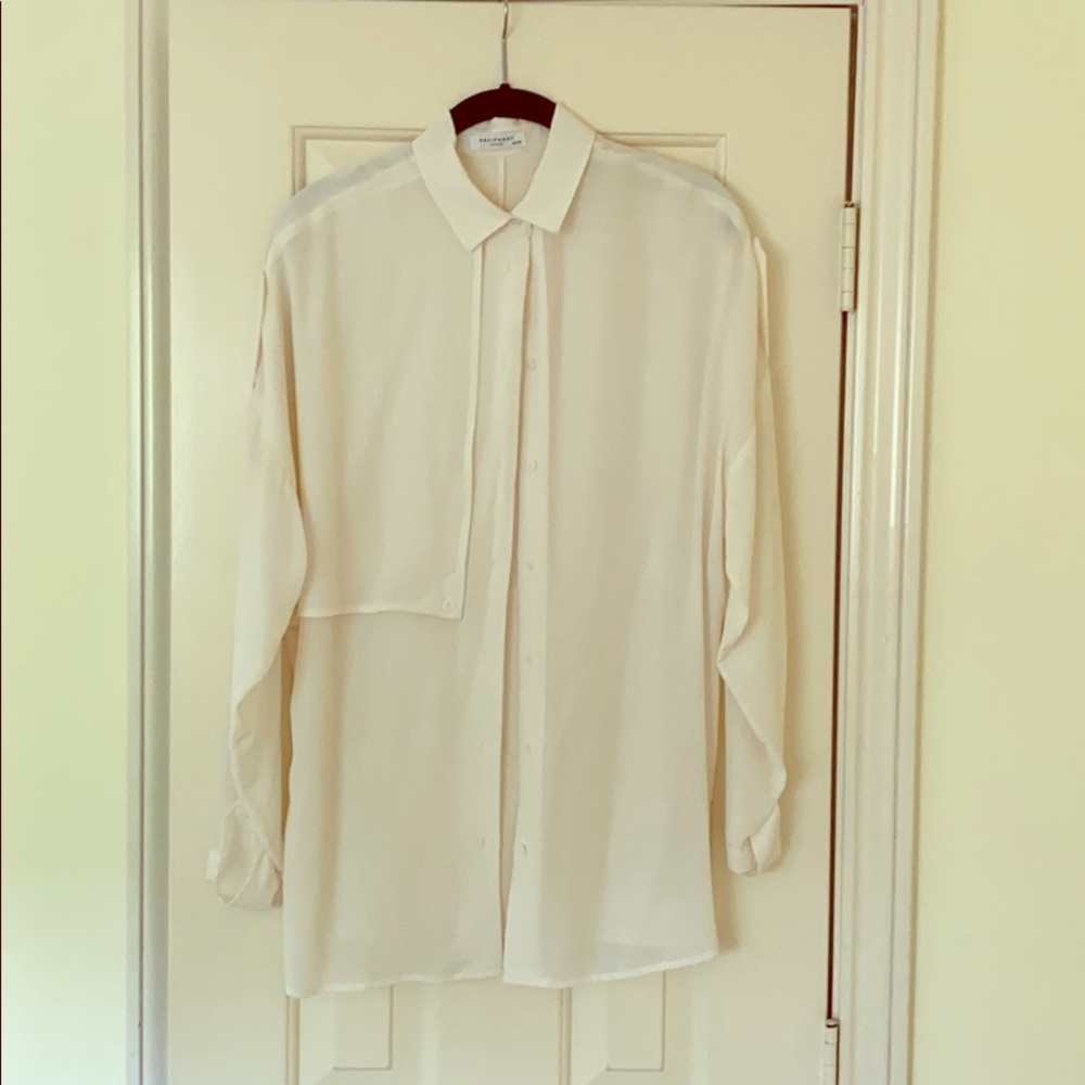 Equipment Classic White Blouse